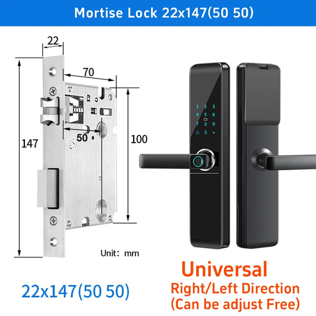 Classical Homelife Digital Electronic Smart Fingerprint Door Lock