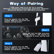 Wireless Controller For P5 With Dual Motor Sensor Touchpad  Ps3/Ps4/Pro/Slim/Ps5/Pc