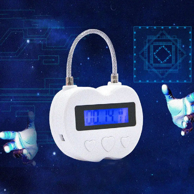Smart Lcd Rechargeable Temporary Waterproof Electronic USB Timer Padlock