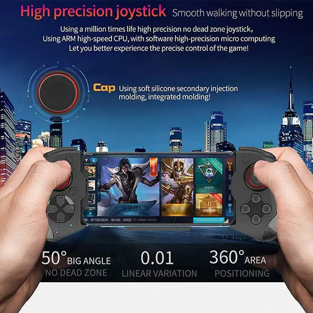 Mobile Phone Controller for iPhone/Android/Steam Wireless Gamepad Bluetooth