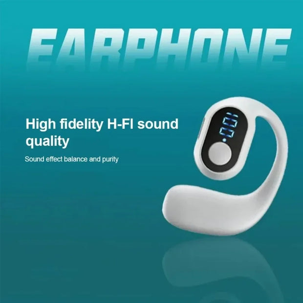 Bluetooth 5.3 Headphone TWS Wireless Ear Hook Waterproof Earphone