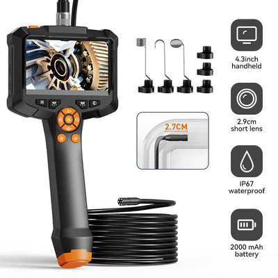 Industrial Endoscope Camera 4.3inch IPS Screen IP67 Waterproof HD1080P