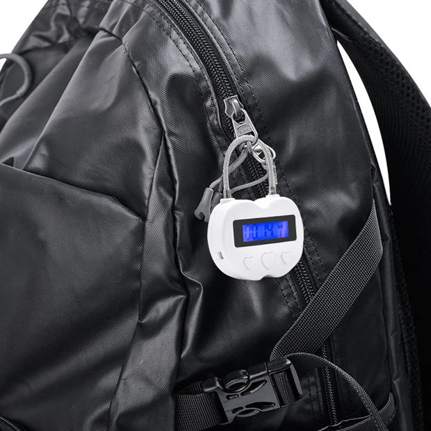 Smart Lcd Rechargeable Temporary Waterproof Electronic USB Timer Padlock