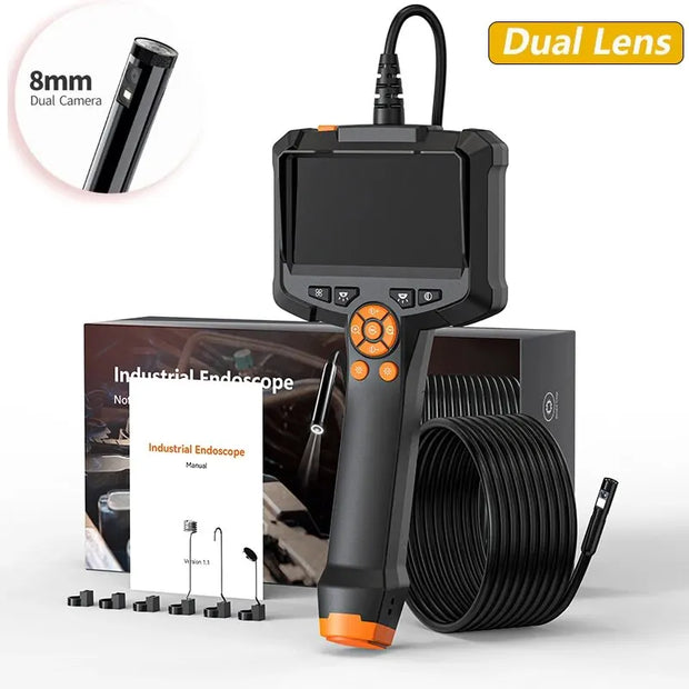 Industrial Endoscope Camera 4.3inch IPS Screen IP67 Waterproof HD1080P