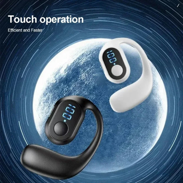 Bluetooth 5.3 Headphone TWS Wireless Ear Hook Waterproof Earphone