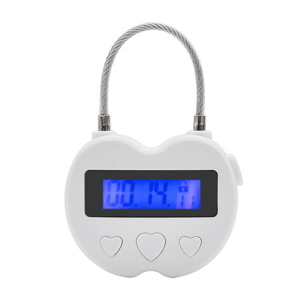 Smart Lcd Rechargeable Temporary Waterproof Electronic USB Timer Padlock