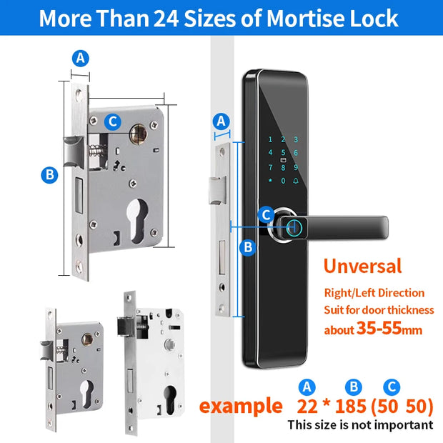 Classical Homelife Digital Electronic Smart Fingerprint Door Lock