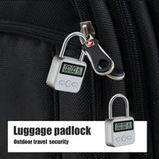 Smart Display Waterproof USB Rechargeable Travel Electronic Temporary Timer Padlock