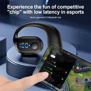 Bluetooth 5.3 Headphone TWS Wireless Ear Hook Waterproof Earphone