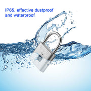 Smart Fingerprint Identification Lock,USB Rechargeable,Suitable For School Lockers,Luggage