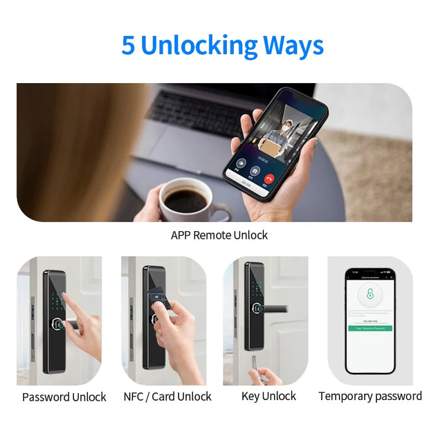 Classical Homelife Digital Electronic Smart Fingerprint Door Lock