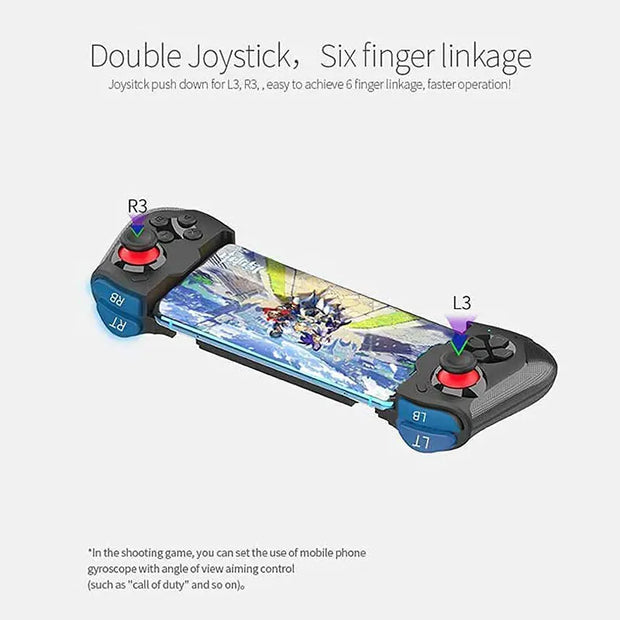 Mobile Phone Controller for iPhone/Android/Steam Wireless Gamepad Bluetooth