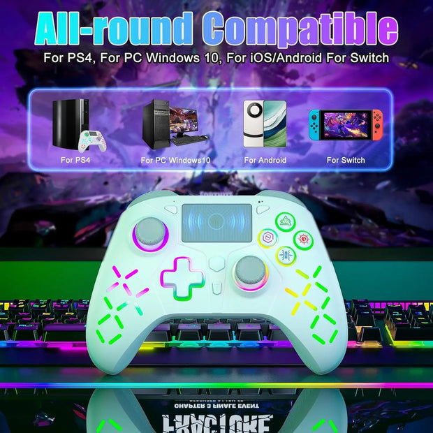 Wireless Controller For P5 With Dual Motor Sensor Touchpad  Ps3/Ps4/Pro/Slim/Ps5/Pc